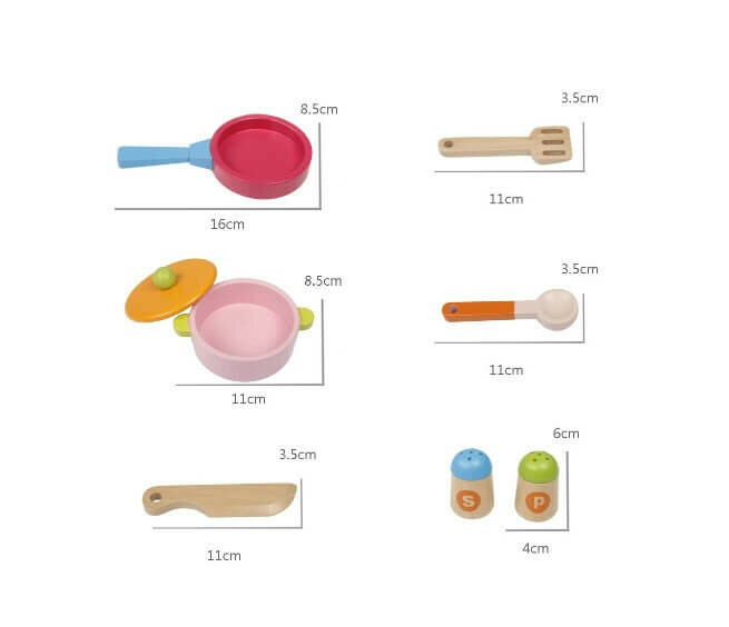 Игровой набор Wooden Toys Мини-кухня Поваренок 