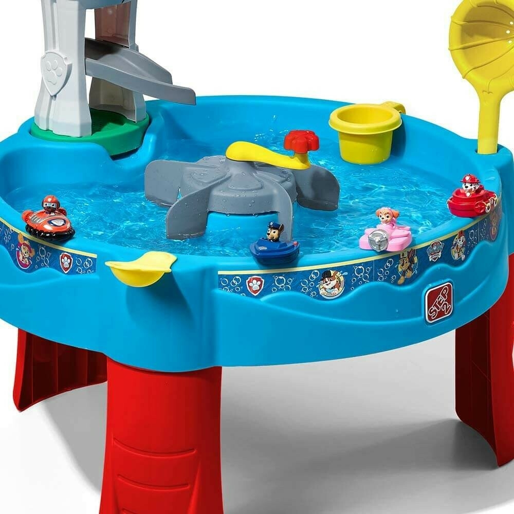 Столик для игры с водой Paw Patrol Щенячий патруль Морской патруль с набором аксессуаров и 4 персонажами 