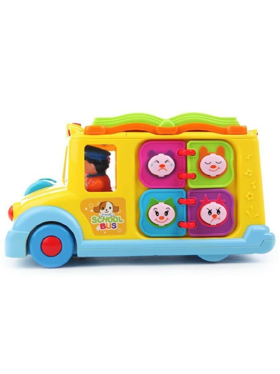 Развивающая игрушка Hola Автобус со светом и звуком 