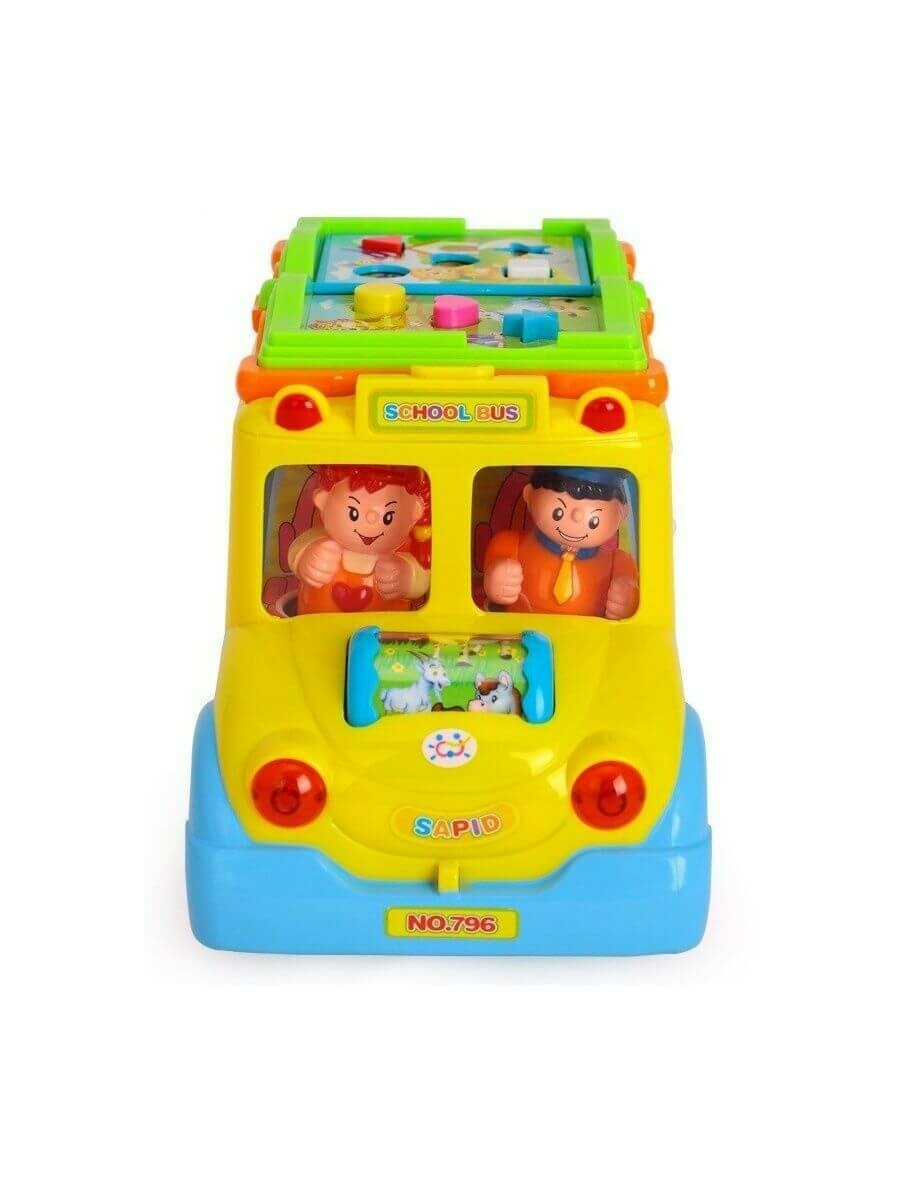 Развивающая игрушка Hola Автобус со светом и звуком 
