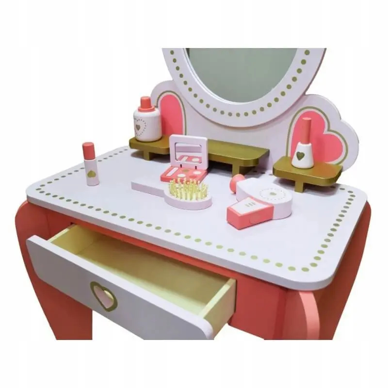 Wooden Toys Diana қыздарға арналған шағын косметикалық орындық 