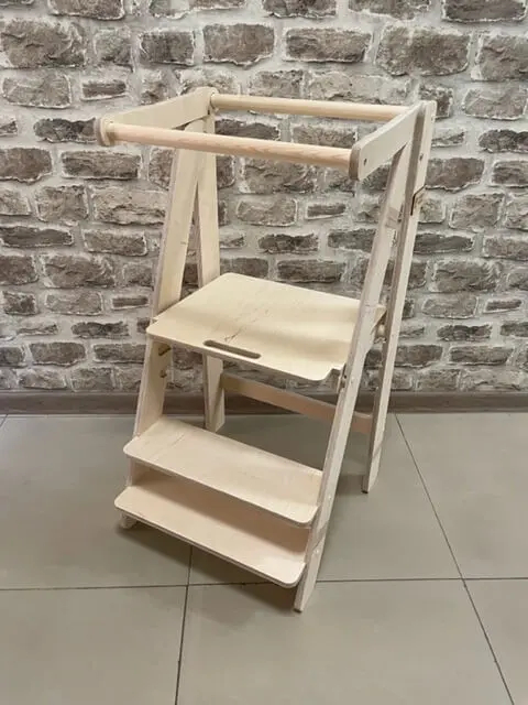 Башня помощника Family Wood с тремя уровнями высоты 