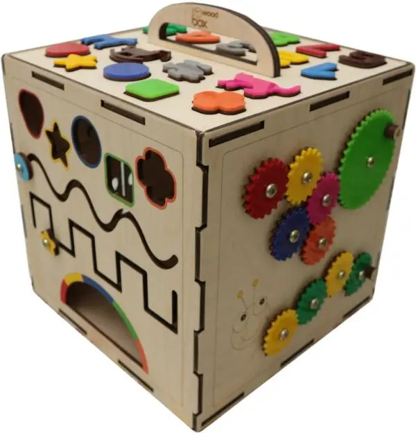 Развивающая игрушка iWoodBox Бизикуб Classic 